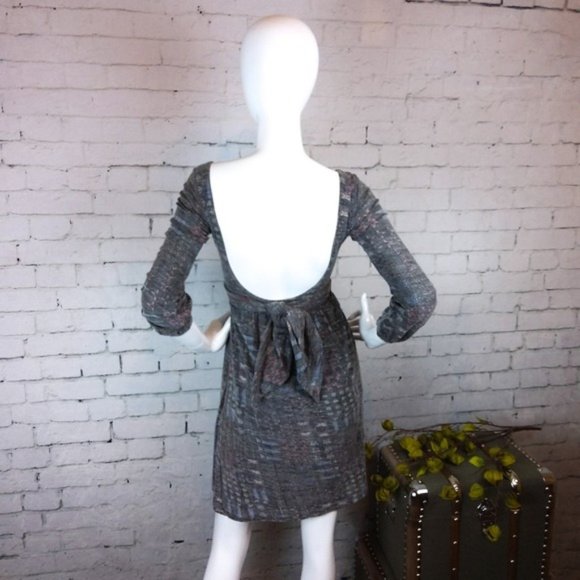 Diesel wool blend, boho, crossed bodice dress - Picture 3 of 5